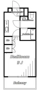 パークアクシス千葉新町【6階】の間取り