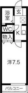 セジュール西宮今津【2階】の間取り