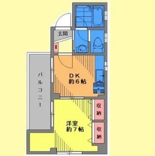 サンルピナスF【1階】の間取り