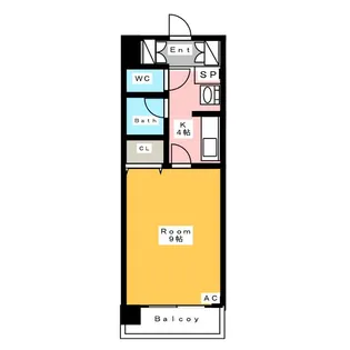 リバーコート【1階】の間取り