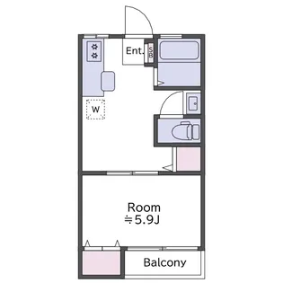 タウンハウス【3階】の間取り