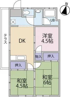 FIELDENCE狭山ヶ丘【1階】の間取り