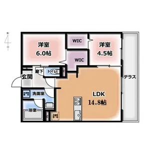 グランドメゾンHEIWAII【3階】の間取り