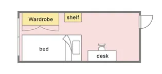 力行会館 国際館【3階】の間取り