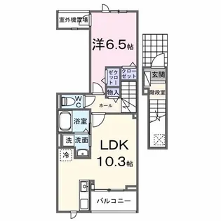 ヴェルデメゾン【2階】の間取り