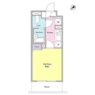 NTPRレジデンス大井町【1階】の間取り