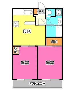 サンアベニュー富士・A【3階】の間取り