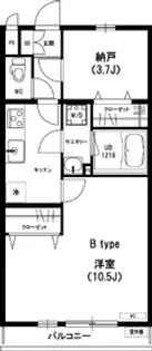 リブリ 百合ヶ丘【1階】の間取り