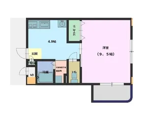 ジュネス【3階】の間取り