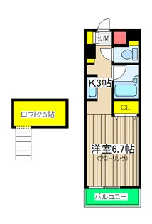 グランデ・ビュー【2階】の間取り
