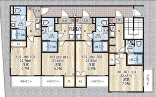 SパレスVII【1階】の間取り