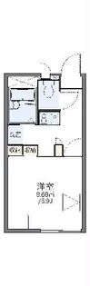 レオパレスはいむるぶし【2階】の間取り