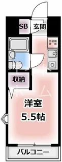 EIGHT BLDG.-koyasuI-【4階】の間取り