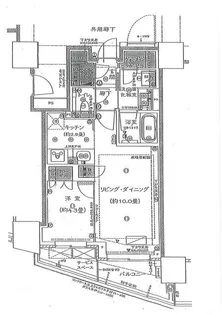 プラウドタワー相模大野クロス【3階】の間取り