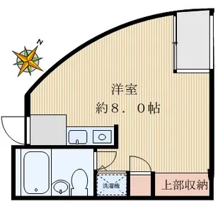 フラッツ452【3階】の間取り