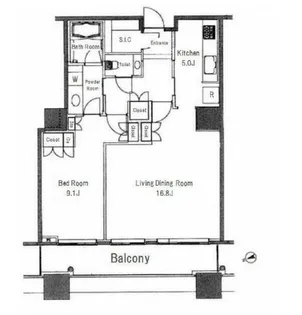 白金タワー【31階】の間取り