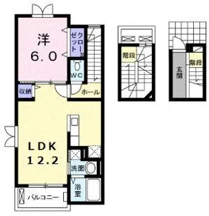パストーソII【3階】の間取り