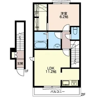 Ritz House MI【2階】の間取り