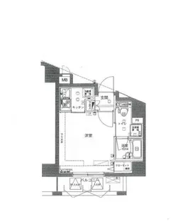 Wise Le lion新宿中井【5階】の間取り
