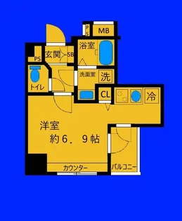 アヴァンツァーレ元町【6階】の間取り
