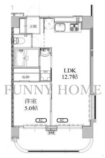 三軒茶屋グリーンマンション【2階】の間取り
