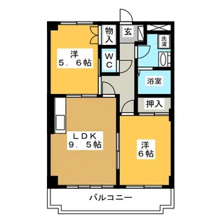 アーバンステージ Y・S【3階】の間取り