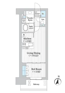 アビティグランデ砧 (B棟)【3階】の間取り