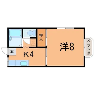 サクラハイツ(保原)【1階】の間取り