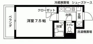 ジュネス三京【2階】の間取り