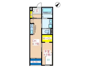 ALAISE【2階】の間取り