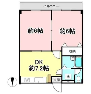 杉田コーポ【3階】の間取り