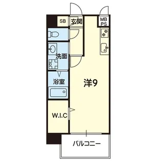 グランベル本荘【9階】の間取り
