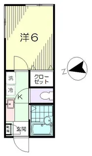ルネサンス等々力【2階】の間取り