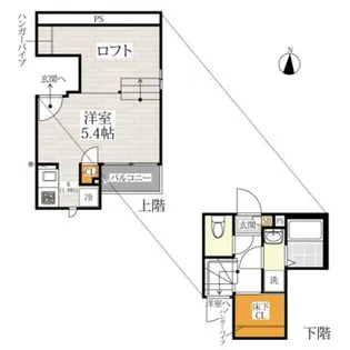 CB南熊本ライト【1階】の間取り