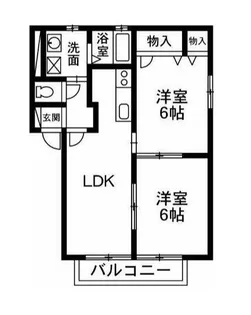 ウィルC【1階】の間取り