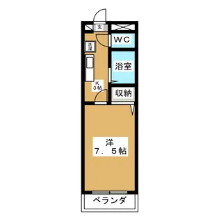 ロードサイドヒルズ【2階】の間取り