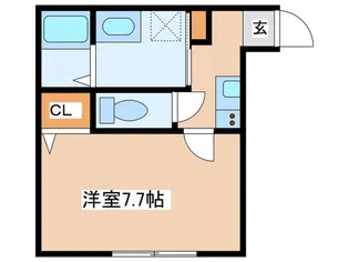ハイズ湘南茅ヶ崎【1階】の間取り