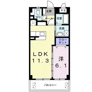 エムズガーデン II【1階】の間取り