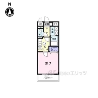 エテルノ昆陽3【2階】の間取り