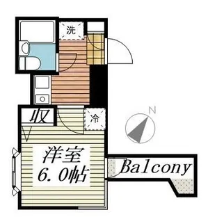 ヴァンハウス横須賀中央【4階】の間取り