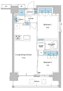 ルフォンプログレ志村坂上【7階】の間取り
