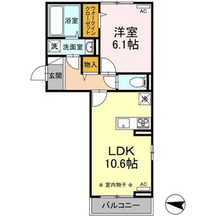 レーベン【2階】の間取り