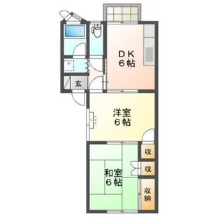 リーフ町屋敷【2階】の間取り