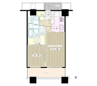 パークタワー横浜ステーションプレミア【19階】の間取り