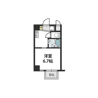 サンガ梅田【12階】の間取り