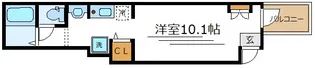 リアーレ竹ノ塚【3階】の間取り