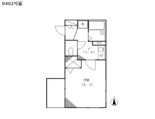 ベルリーベル【4階】の間取り