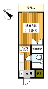 ニューストンハイム【1階】の間取り