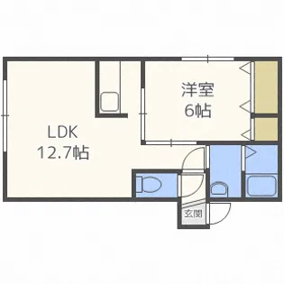 ステッピングストーンビル【2階】の間取り