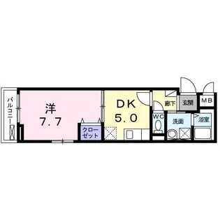 フロレスタ西葛西【4階】の間取り